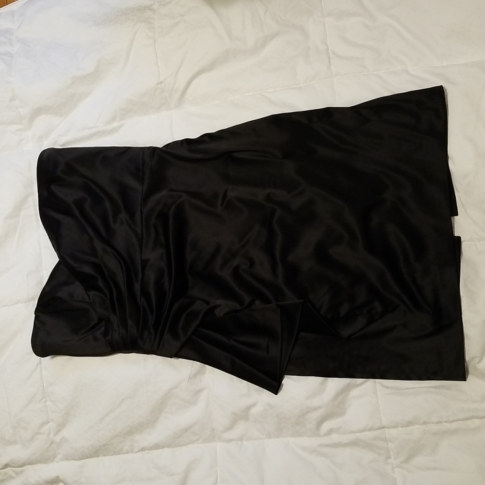 White House Black Matket Black Satin Dress